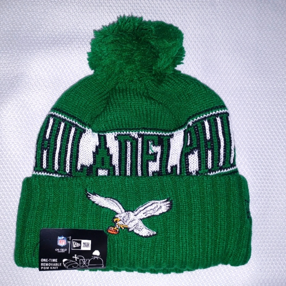 Philadelphia Eagles Knit Hat NFL NEW Beanie Winter Hat Jalen Hurts Kelly Green